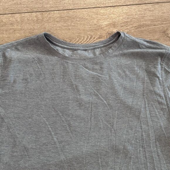 Vuori Strato Tech Shirt Mens Medium Blue Heather Performance Long Sleeve Casual - Picture 3 of 8